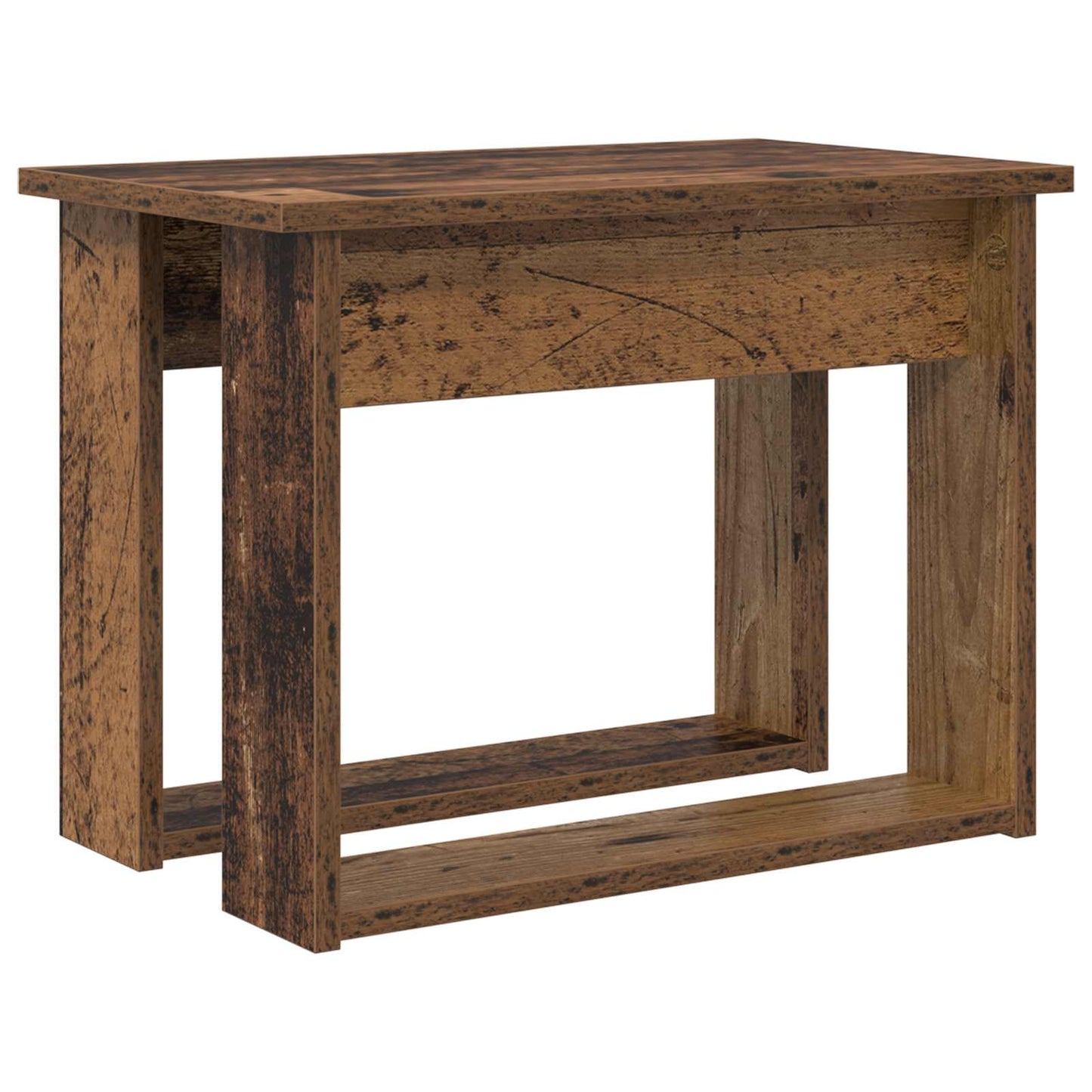 Coffee Table Set 2 pcs Old Wood 50 x 52 x 42 cm Engineered Wood