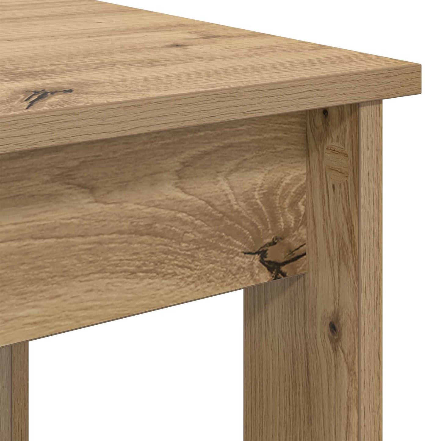 Coffee Table Set 2 pcs Artisan Oak Engineered Wood