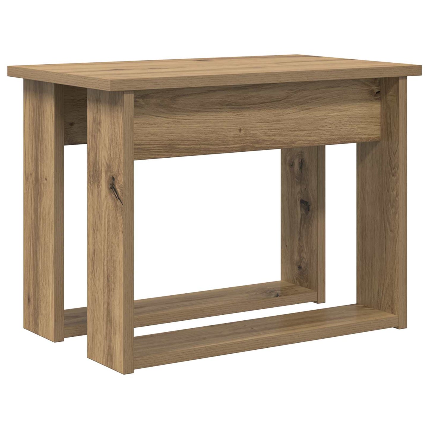 Coffee Table Set 2 pcs Artisan Oak Engineered Wood