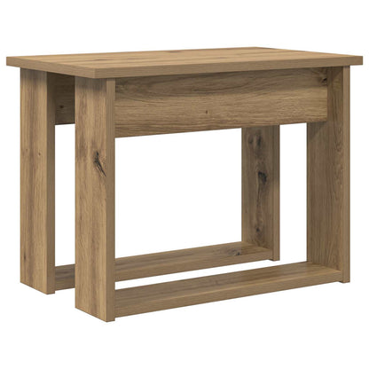 Coffee Table Set 2 pcs Artisan Oak Engineered Wood