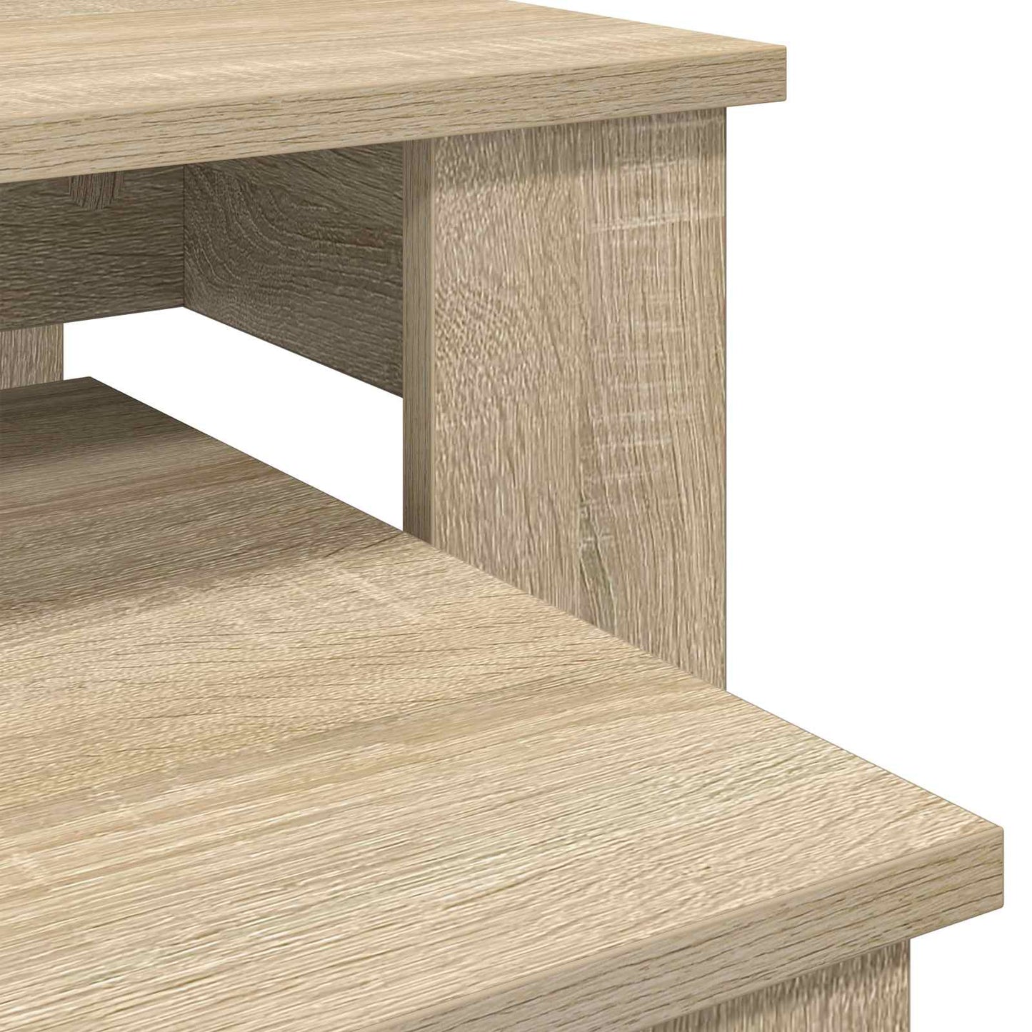 Coffee Table Set 2 pcs Sonoma Oak Engineered Wood