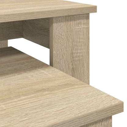 Coffee Table Set 2 pcs Sonoma Oak Engineered Wood