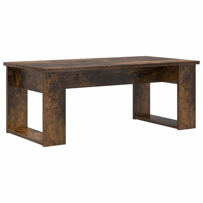 Coffee Table Set 2 pcs Smoked Oak Engineered Wood