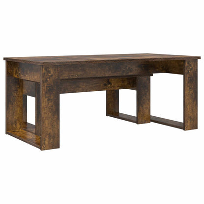 Coffee Table Set 2 pcs Smoked Oak Engineered Wood