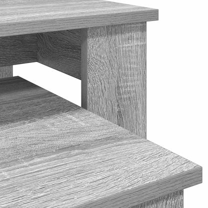 Coffee Table Set 2 pcs Grey Sonoma Engineered Wood
