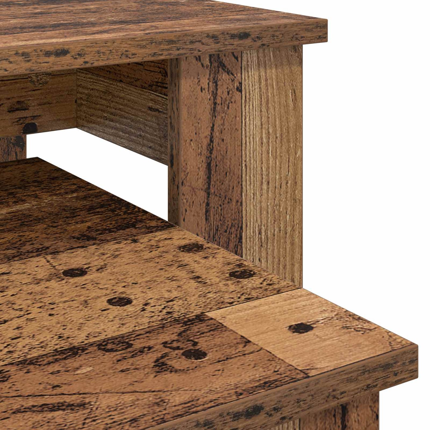 Coffee Table Set 2 pcs Old Wood Engineered Wood