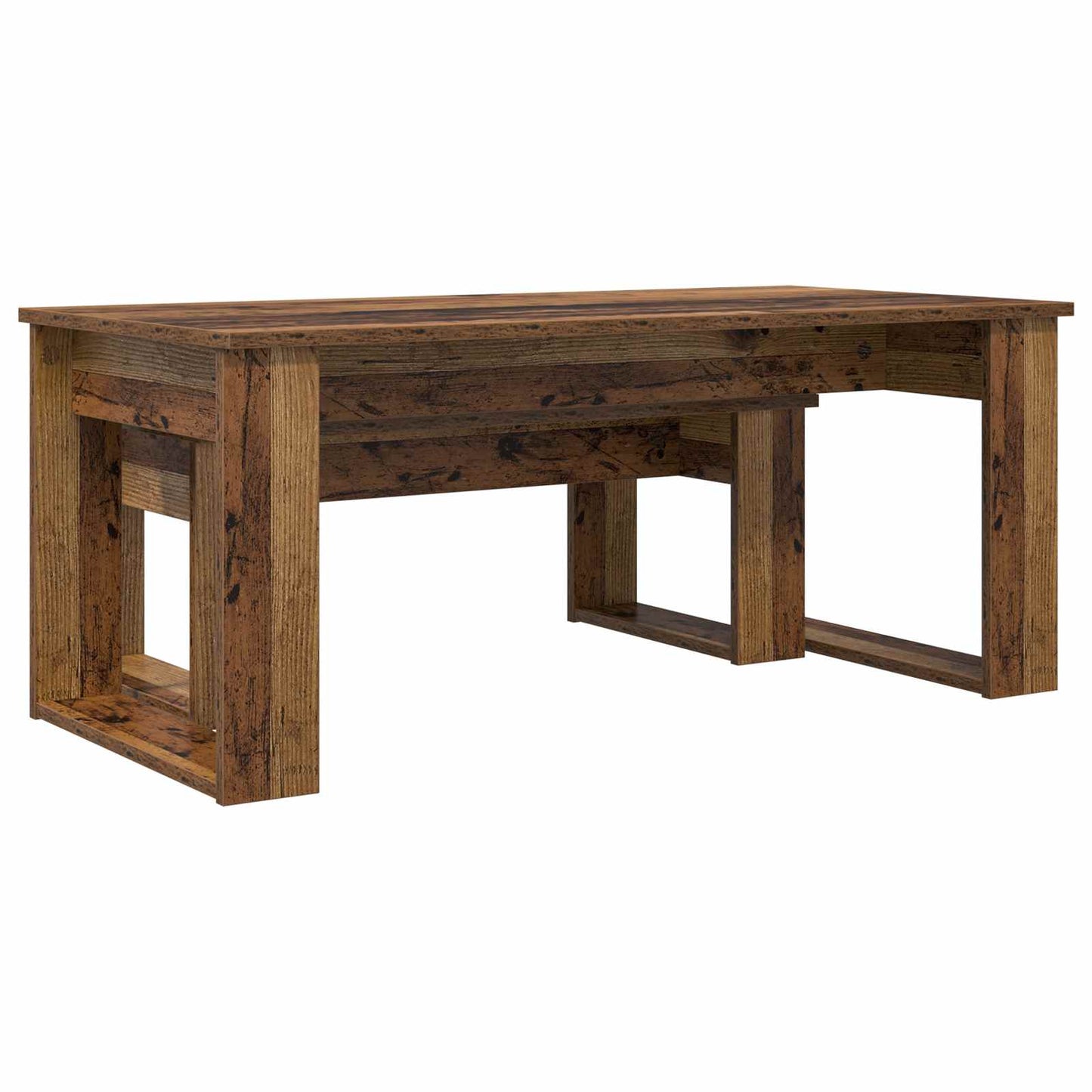 Coffee Table Set 2 pcs Old Wood Engineered Wood