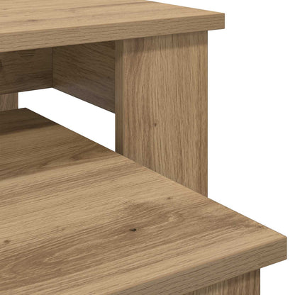 Coffee Table Set 2 pcs Artisan Oak Engineered Wood