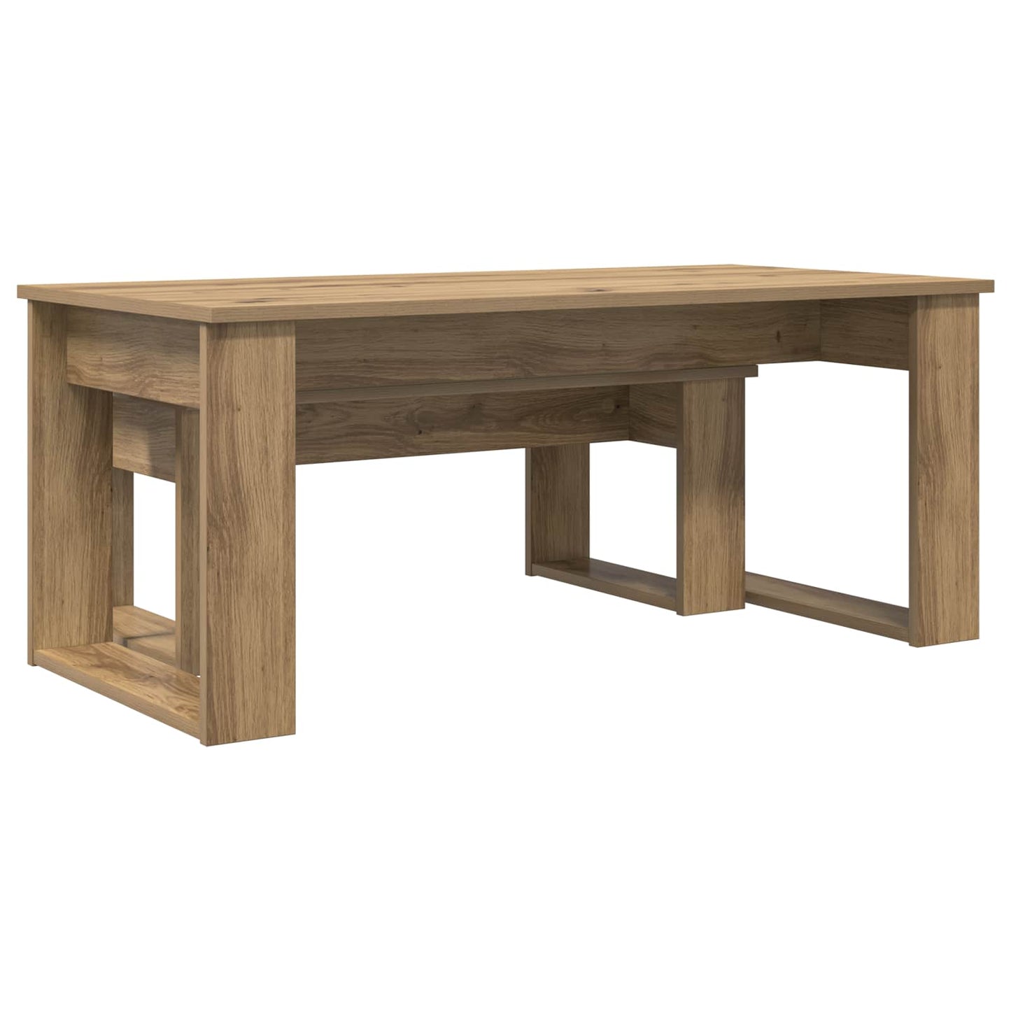 Coffee Table Set 2 pcs Artisan Oak Engineered Wood