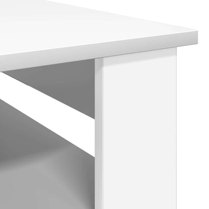 Coffee Table White 64 x 54 x 44 cm Engineered Wood