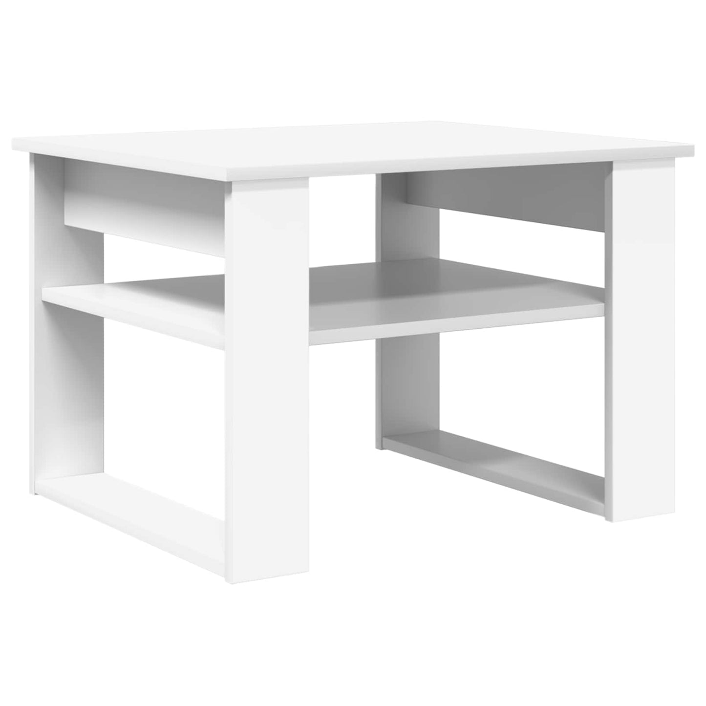 Coffee Table White 64 x 54 x 44 cm Engineered Wood