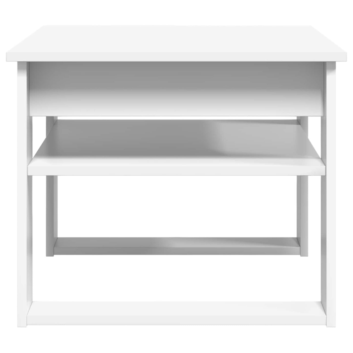 Coffee Table White 64 x 54 x 44 cm Engineered Wood
