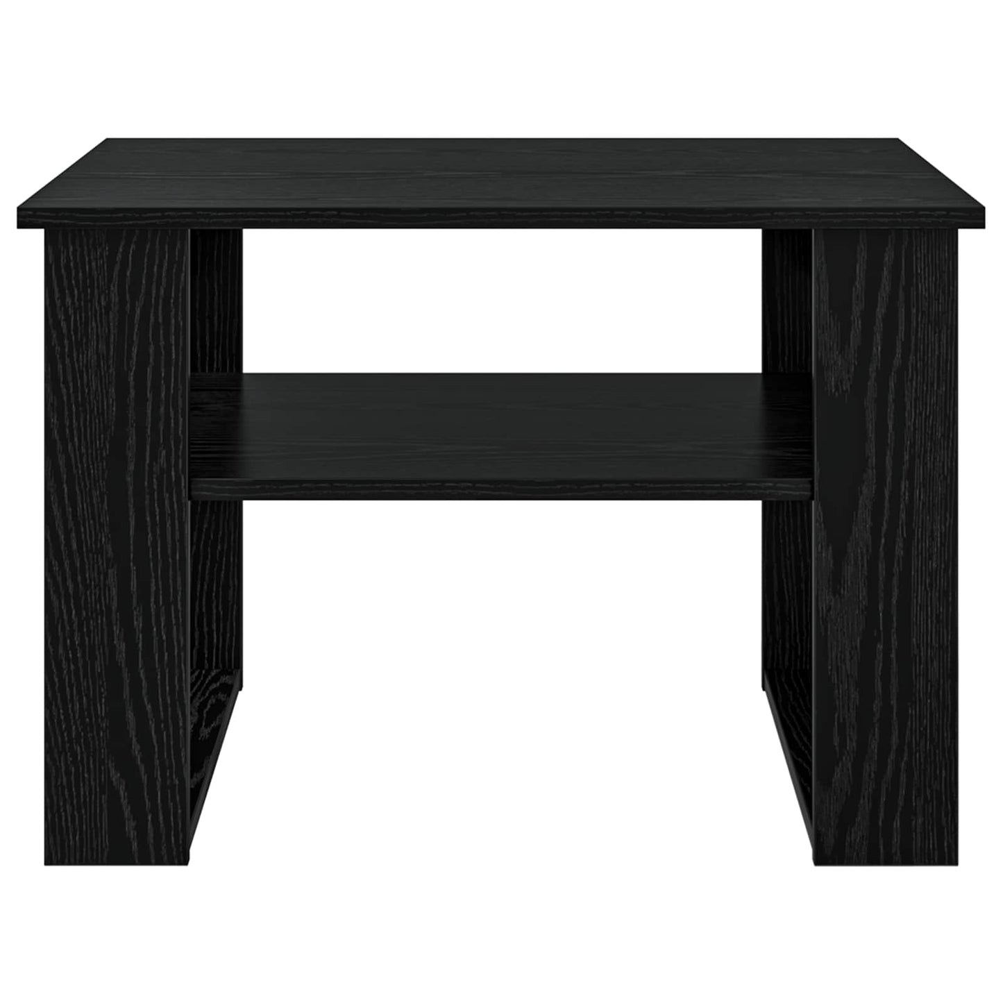 Coffee Table Black Oak 64 x 54 x 44 cm Engineered Wood