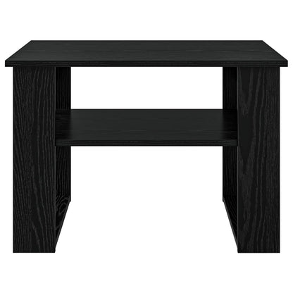 Coffee Table Black Oak 64 x 54 x 44 cm Engineered Wood