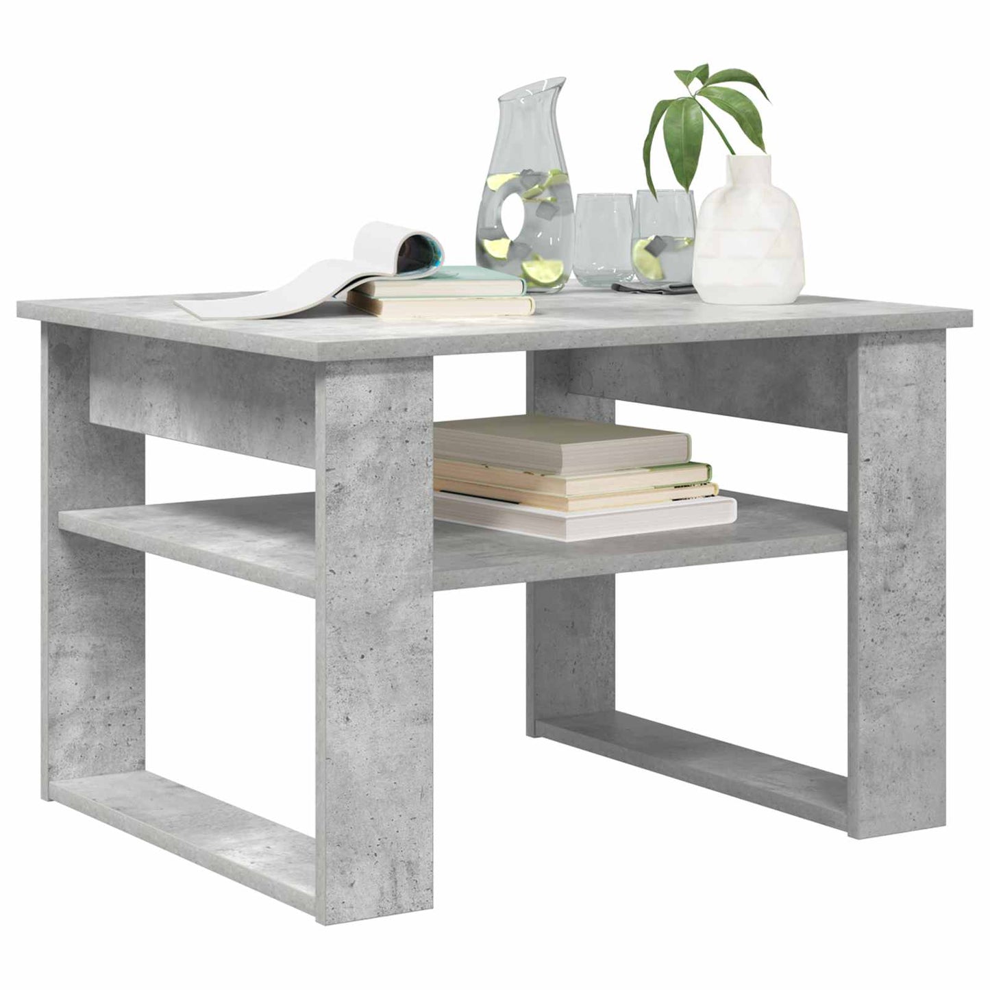 Coffee Table Concrete Grey 64 x 54 x 44 cm Engineered Wood