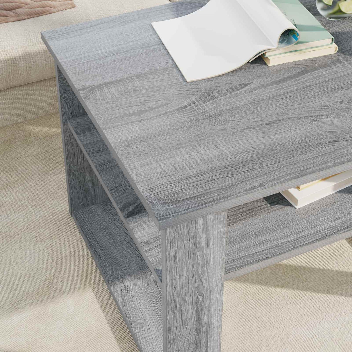 Coffee Table Grey Sonoma 64 x 54 x 44 cm Engineered Wood