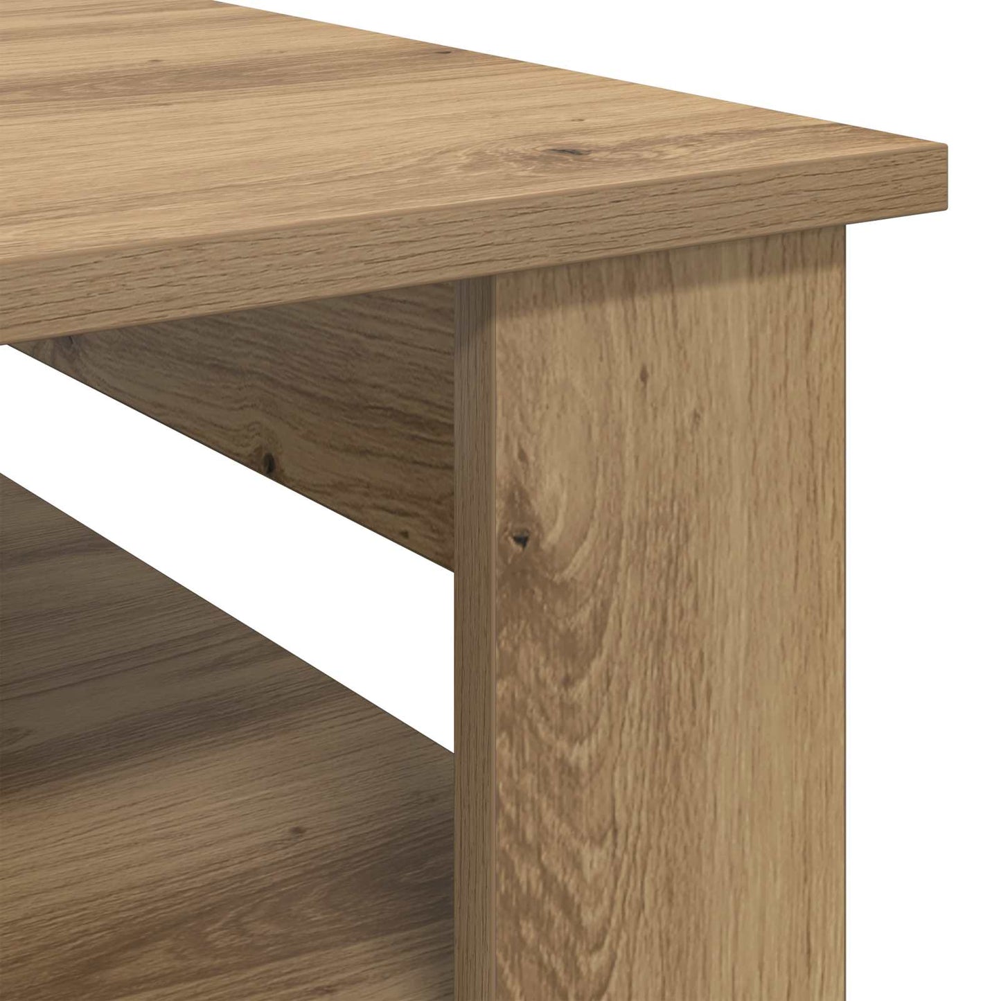 Coffee Table Artisan Oak 64 x 54 x 44 cm Engineered Wood