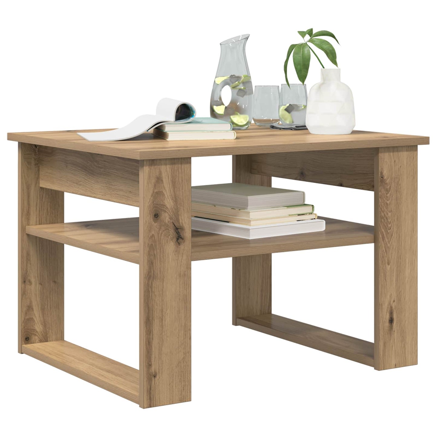 Coffee Table Artisan Oak 64 x 54 x 44 cm Engineered Wood