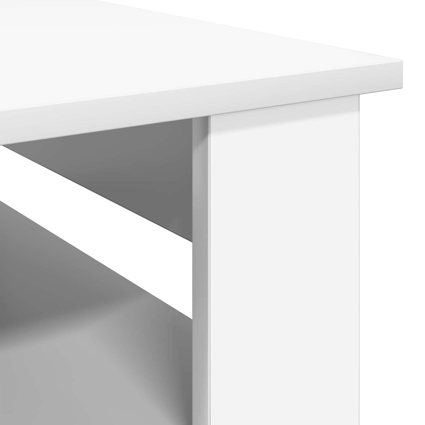 Coffee Table White 96 x 54 x 44 cm Engineered Wood