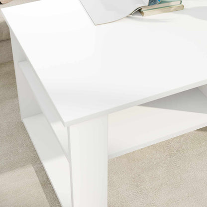Coffee Table White 96 x 54 x 44 cm Engineered Wood