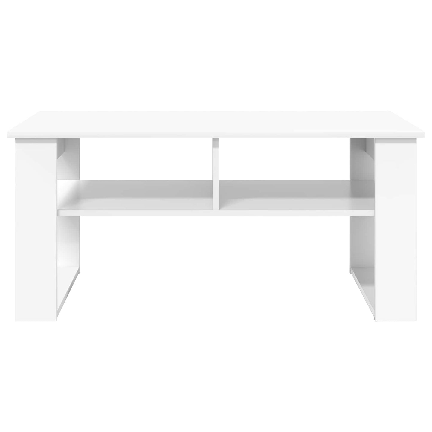 Coffee Table White 96 x 54 x 44 cm Engineered Wood