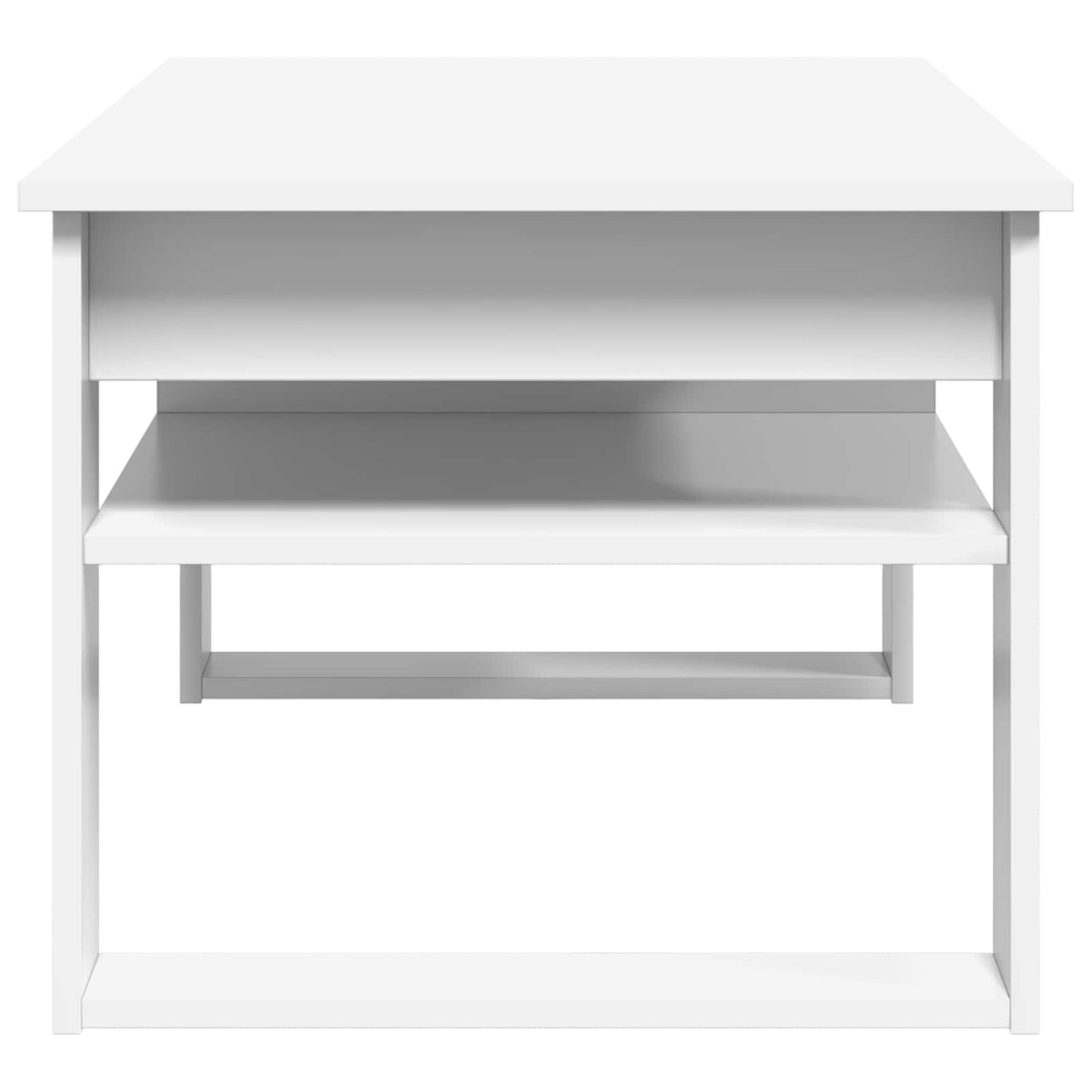 Coffee Table White 96 x 54 x 44 cm Engineered Wood