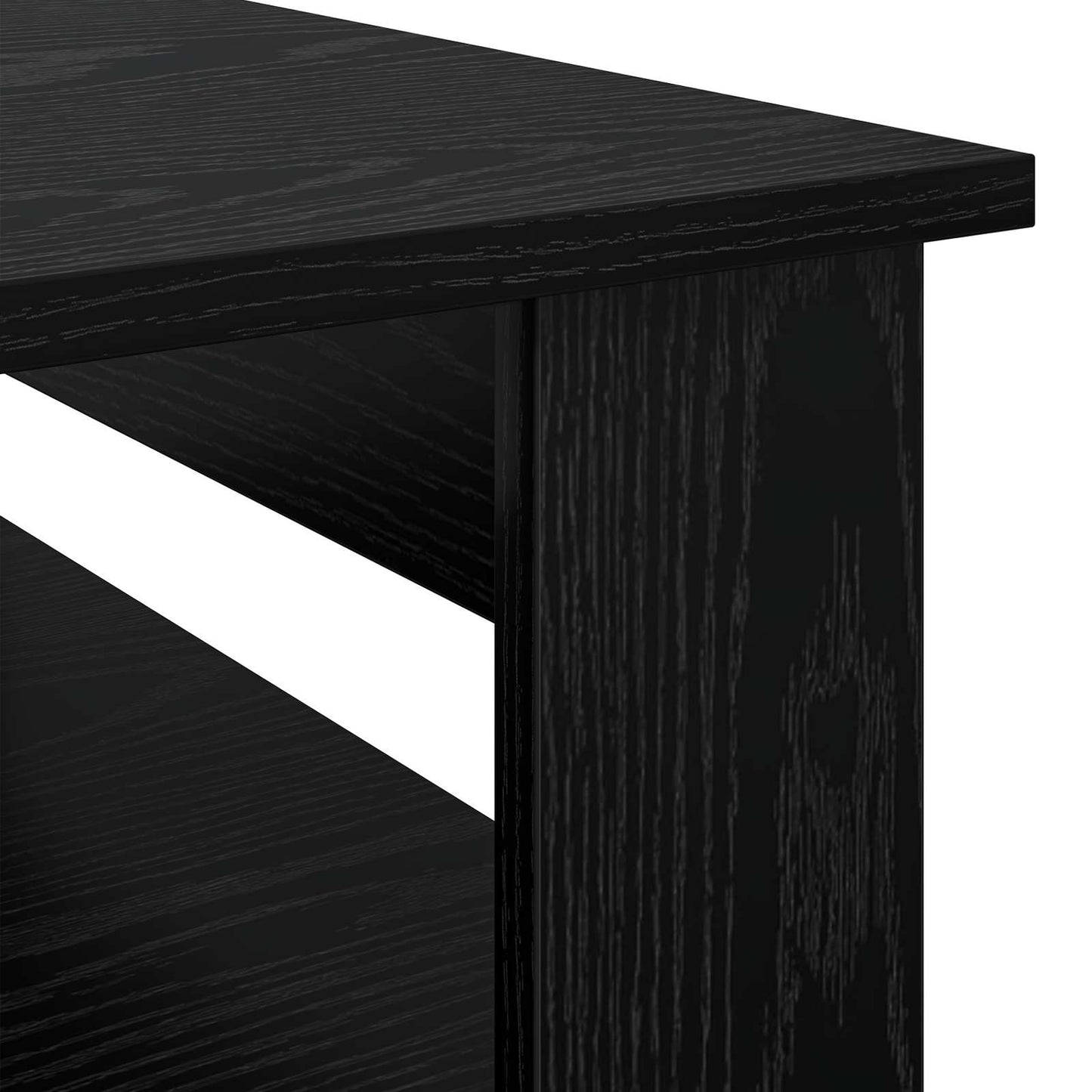 Coffee Table Black Oak 96 x 54 x 44 cm Engineered Wood
