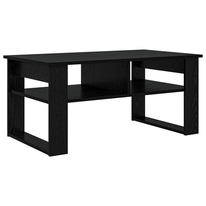 Coffee Table Black Oak 96 x 54 x 44 cm Engineered Wood