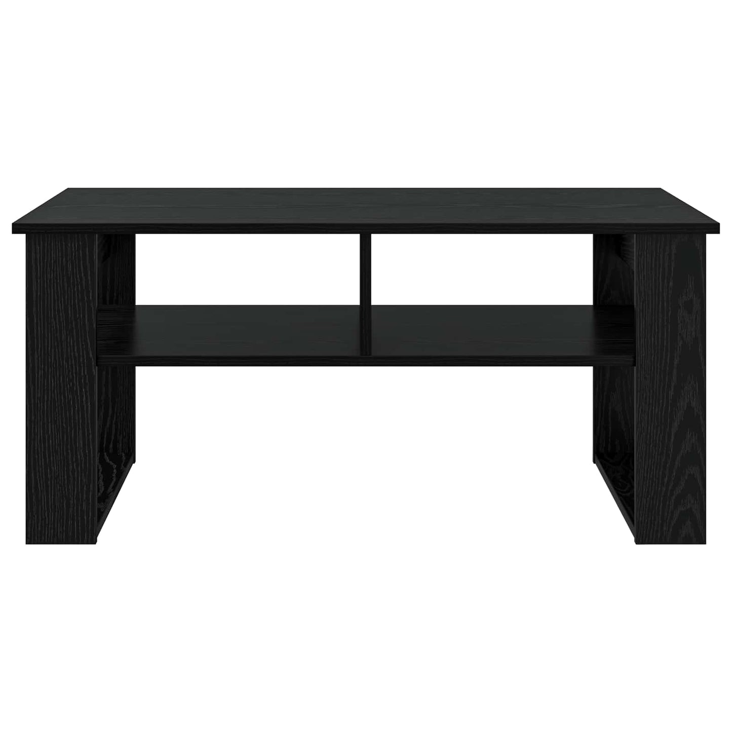 Coffee Table Black Oak 96 x 54 x 44 cm Engineered Wood