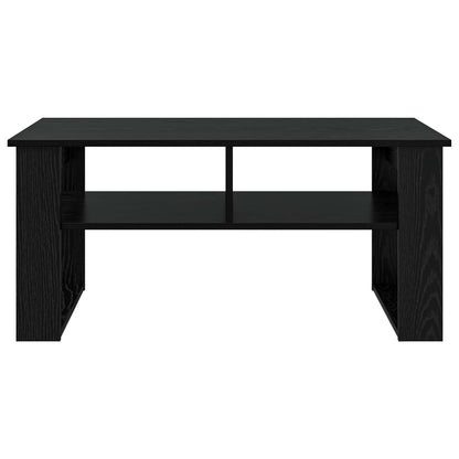 Coffee Table Black Oak 96 x 54 x 44 cm Engineered Wood
