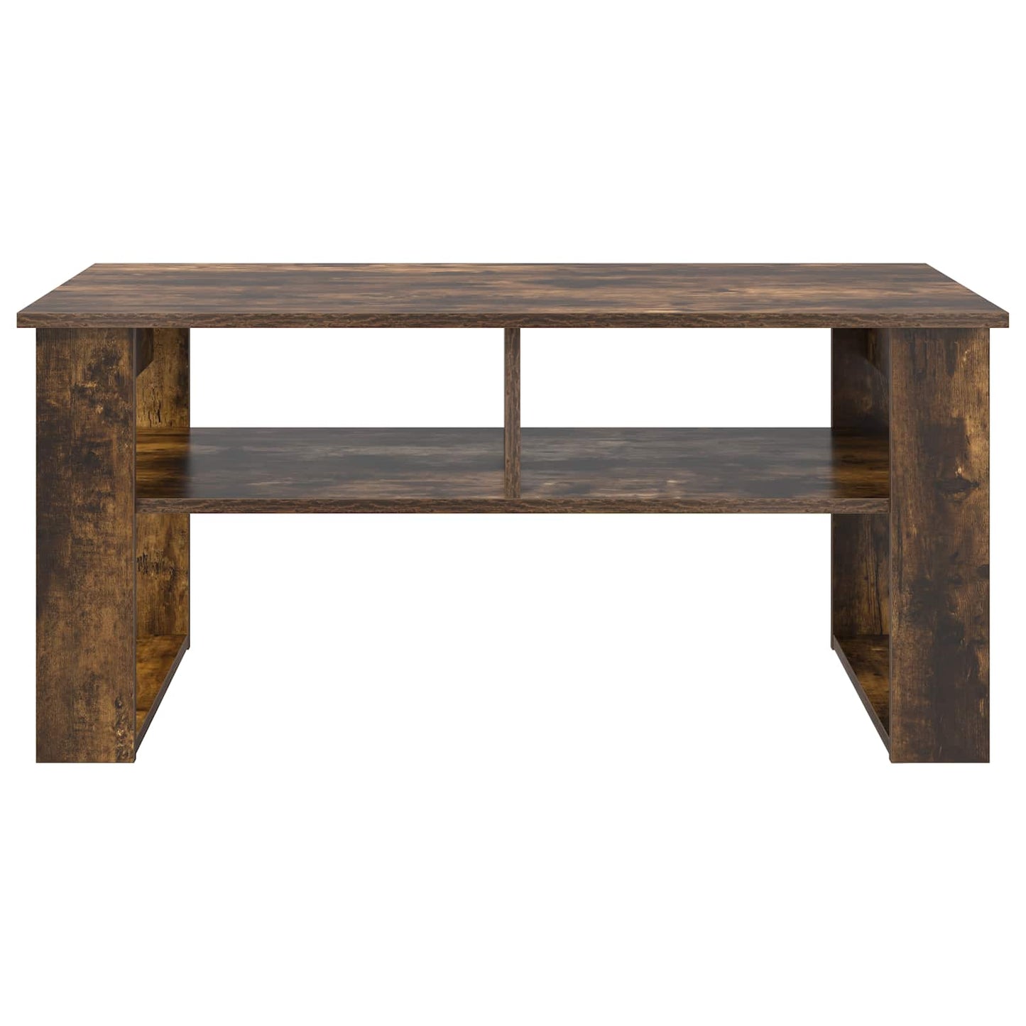 Coffee Table Smoked Oak 96 x 54 x 44 cm Engineered Wood