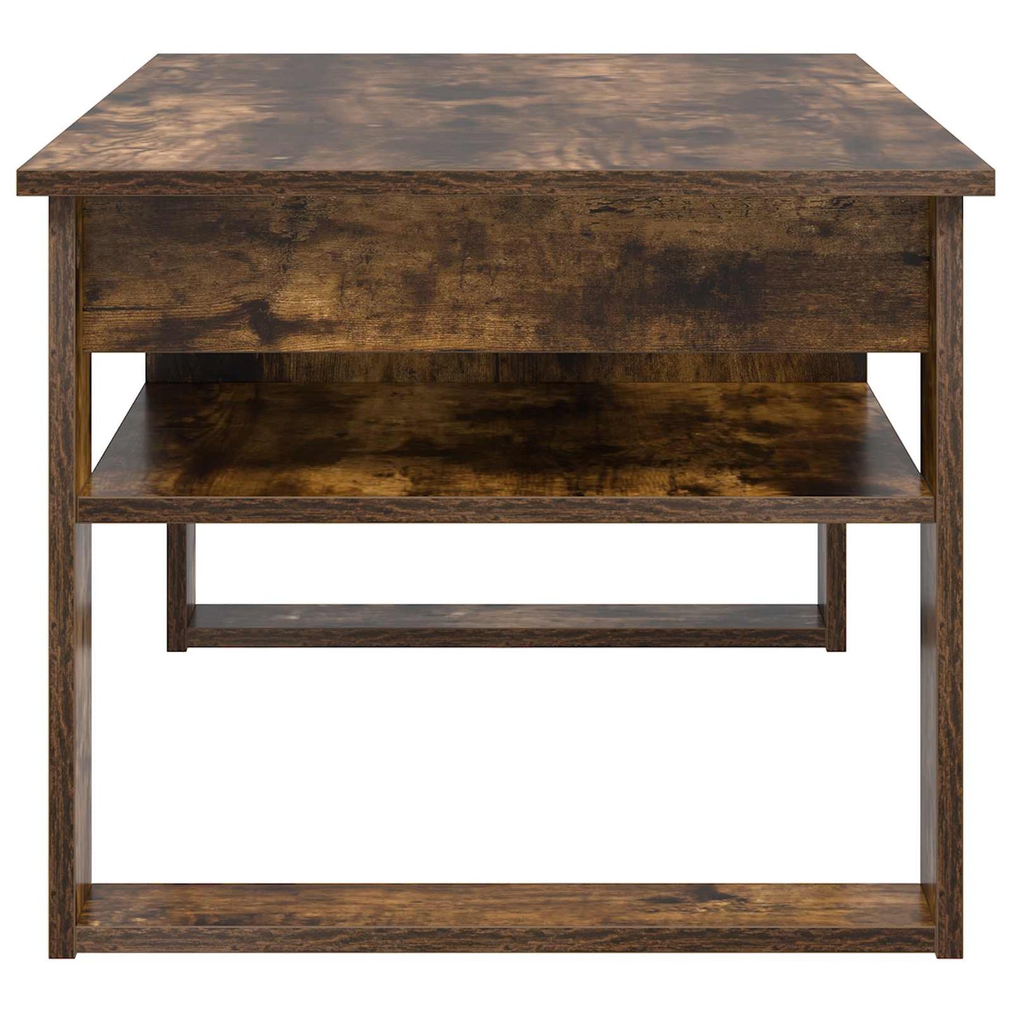Coffee Table Smoked Oak 96 x 54 x 44 cm Engineered Wood