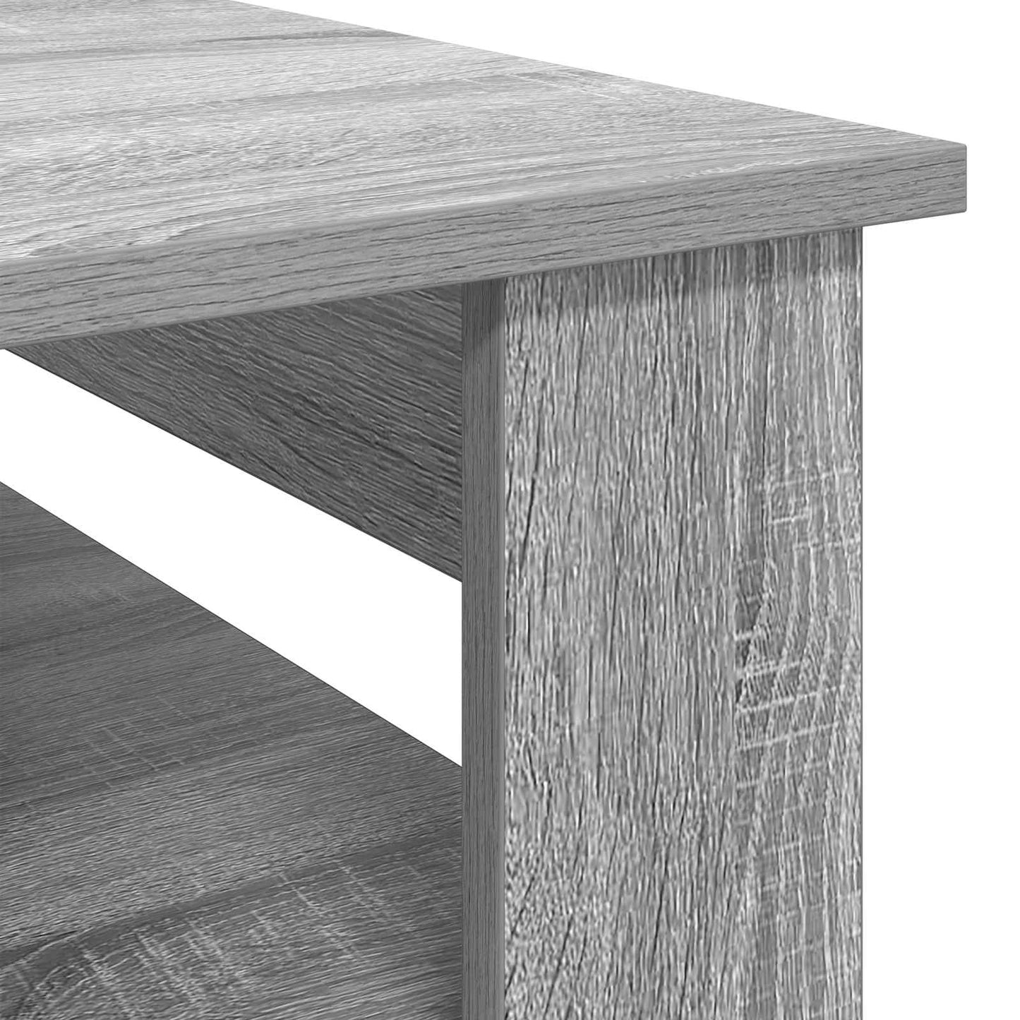 Coffee Table Grey Sonoma 96 x 54 x 44 cm Engineered Wood