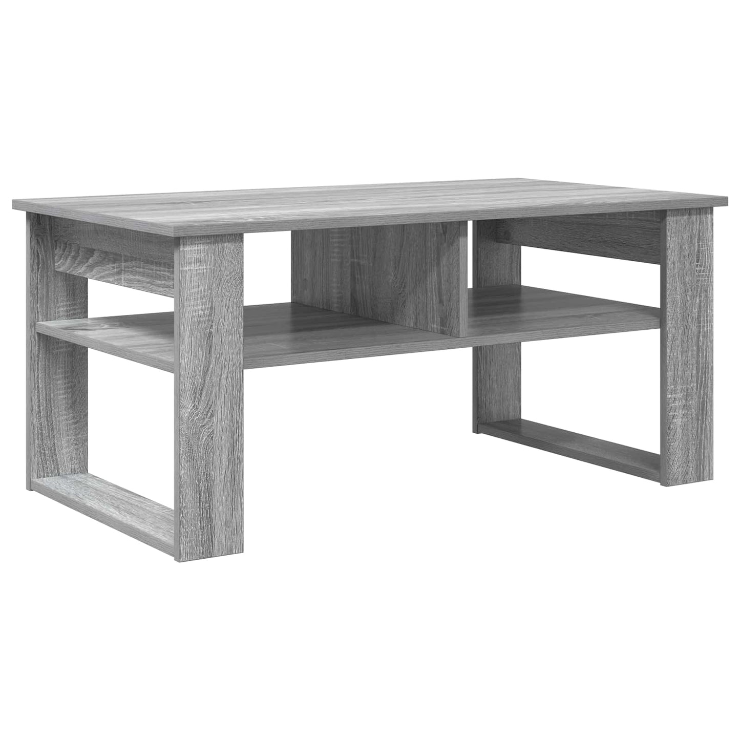 Coffee Table Grey Sonoma 96 x 54 x 44 cm Engineered Wood