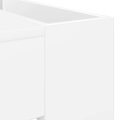Coffee Table White 110 x 50 x 41 cm Engineered Wood