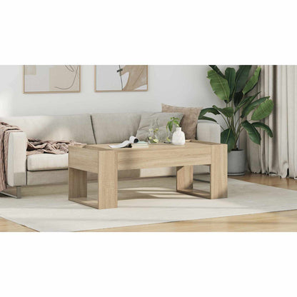 Coffee Table Sonoma Oak 110 x 50 x 41 cm Engineered Wood