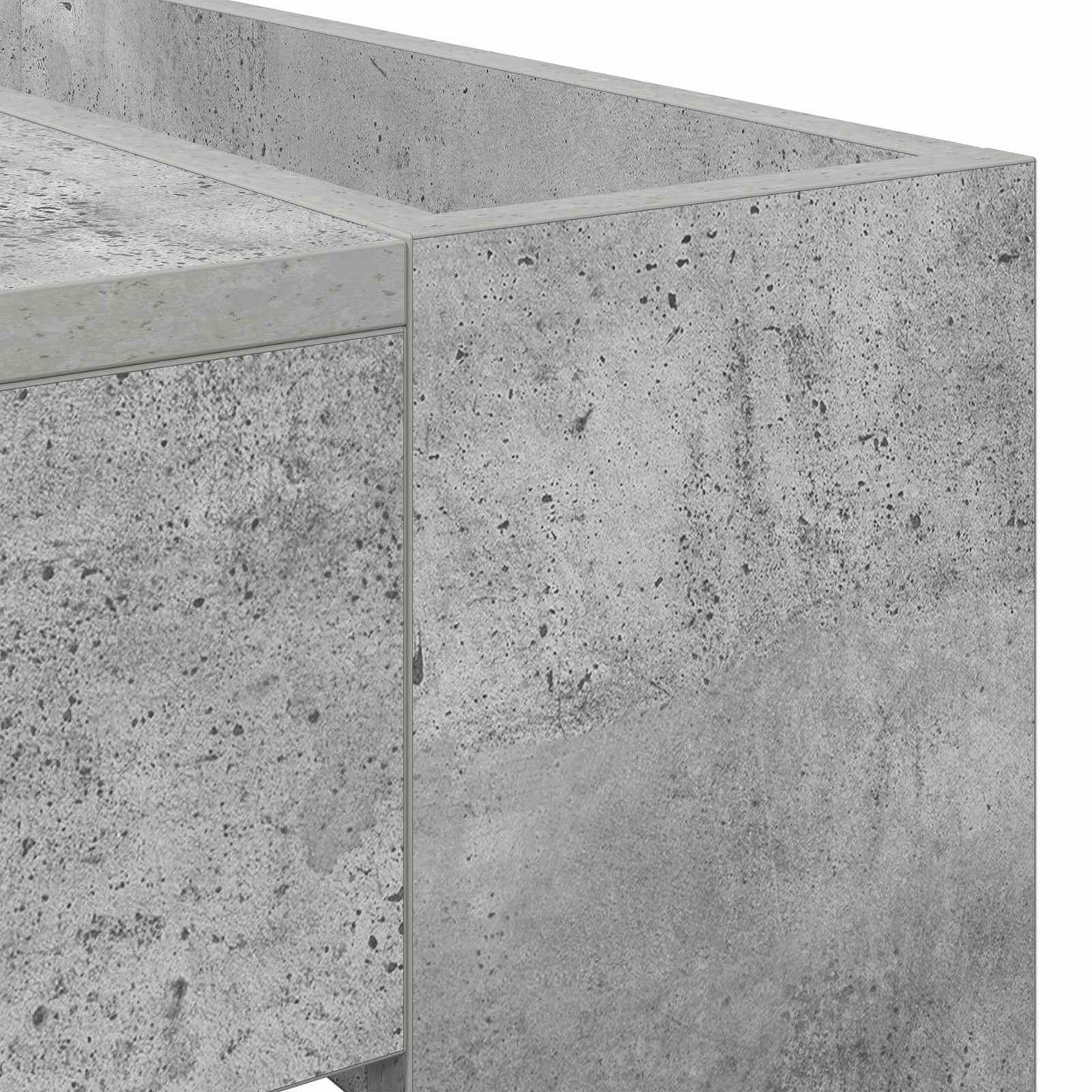 Coffee Table Concrete Grey 110 x 50 x 41 cm Engineered Wood