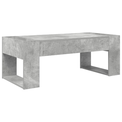Coffee Table Concrete Grey 110 x 50 x 41 cm Engineered Wood