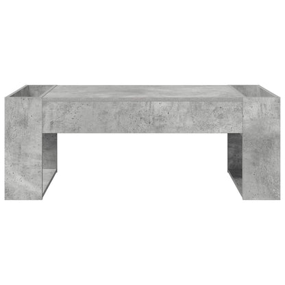 Coffee Table Concrete Grey 110 x 50 x 41 cm Engineered Wood