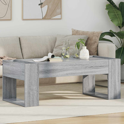 Coffee Table Grey Sonoma 110 x 50 x 41 cm Engineered Wood