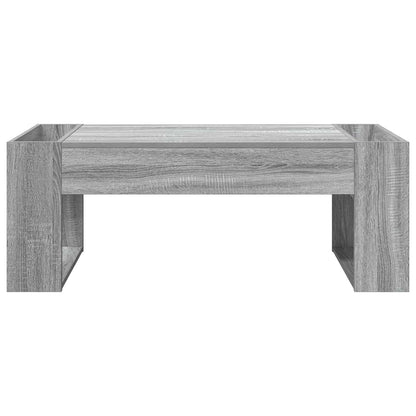 Coffee Table Grey Sonoma 110 x 50 x 41 cm Engineered Wood