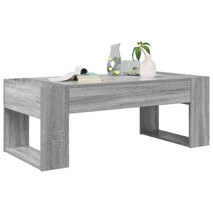 Coffee Table Grey Sonoma 110 x 50 x 41 cm Engineered Wood