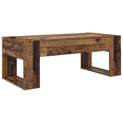 Coffee Table Old Wood 110 x 50 x 41 cm Engineered Wood