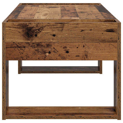 Coffee Table Old Wood 110 x 50 x 41 cm Engineered Wood