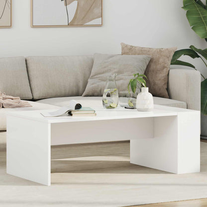 Coffee Table White 95 x 50 x 34 cm Engineered Wood
