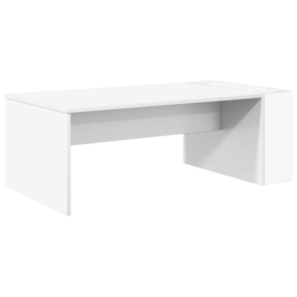 Coffee Table White 95 x 50 x 34 cm Engineered Wood