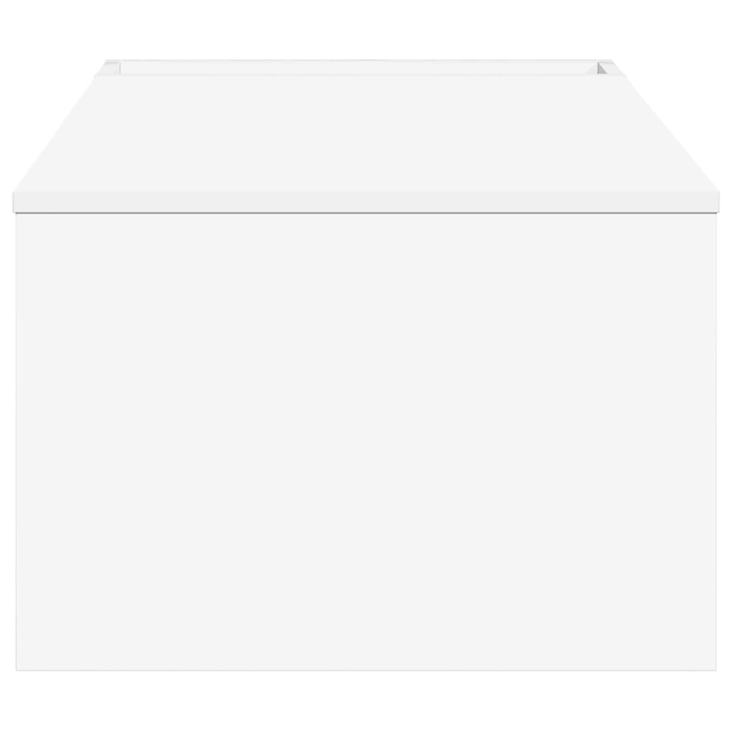 Coffee Table White 95 x 50 x 34 cm Engineered Wood