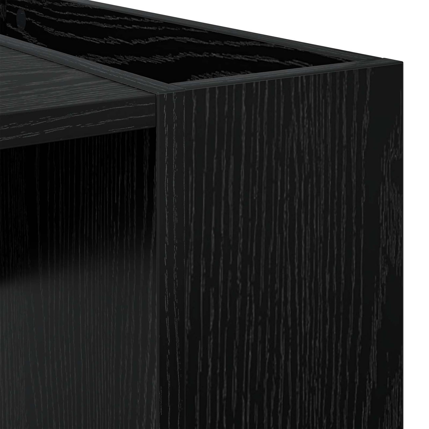 Coffee Table Black Oak 95 x 50 x 34 cm Engineered Wood