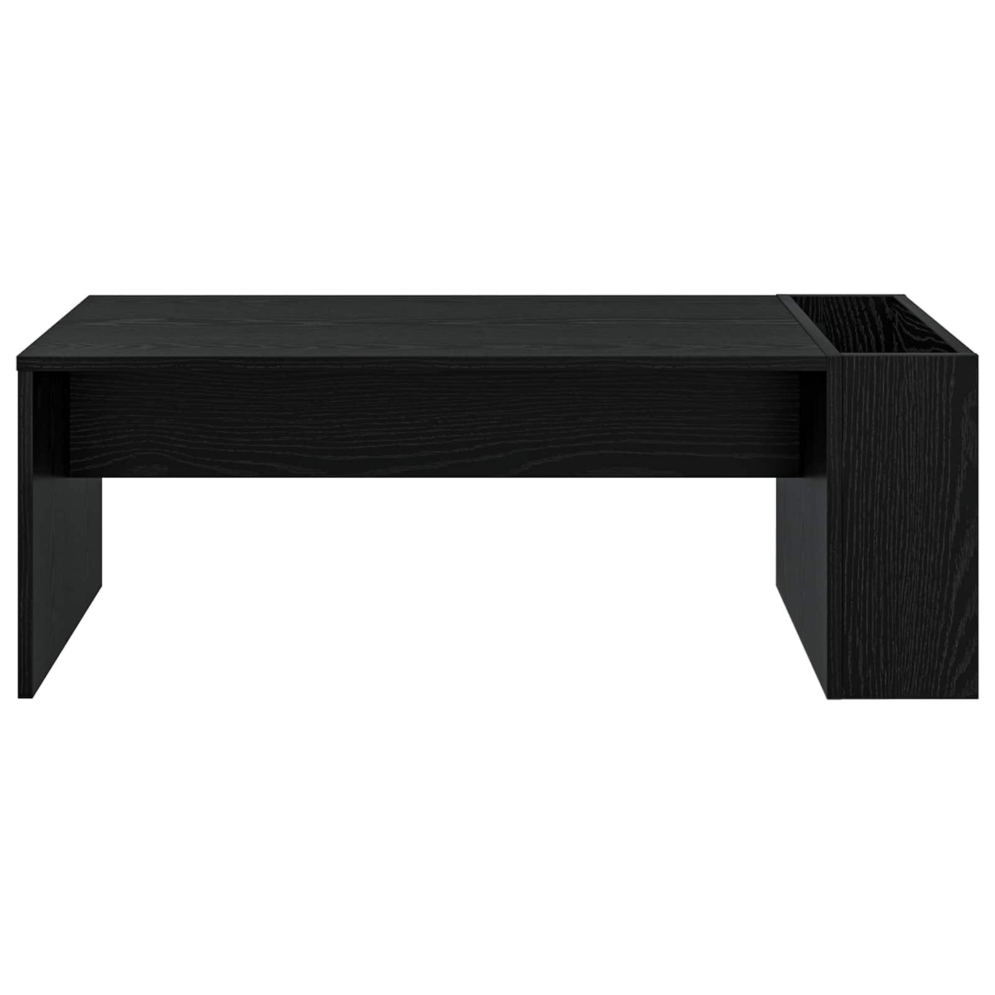 Coffee Table Black Oak 95 x 50 x 34 cm Engineered Wood