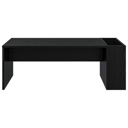 Coffee Table Black Oak 95 x 50 x 34 cm Engineered Wood